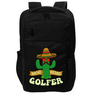 Nacho Average Golfer Tournament Hobby Impact Tech Backpack