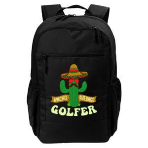 Nacho Average Golfer Tournament Hobby Daily Commute Backpack