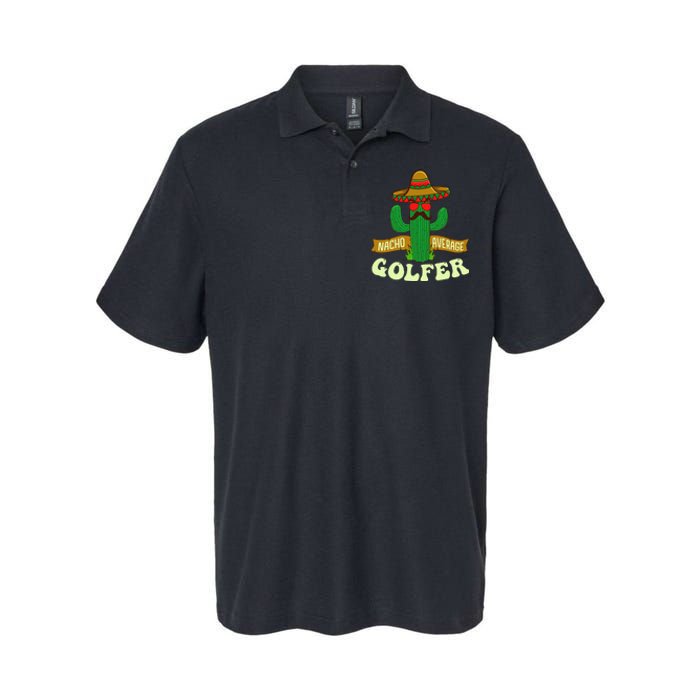 Nacho Average Golfer Tournament Hobby Softstyle Adult Sport Polo