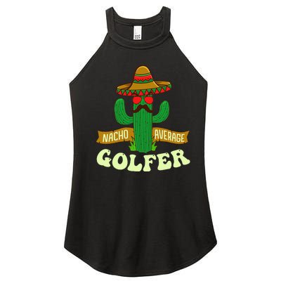 Nacho Average Golfer Tournament Hobby Women’s Perfect Tri Rocker Tank