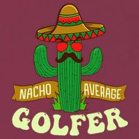 Nacho Average Golfer Tournament Hobby 16oz Travel Tumbler