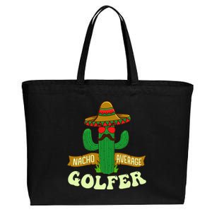 Nacho Average Golfer Tournament Hobby Cotton Canvas Jumbo Tote