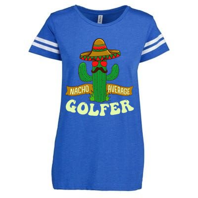 Nacho Average Golfer Tournament Hobby Enza Ladies Jersey Football T-Shirt