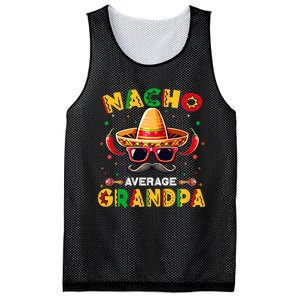 Nacho Average Grandpa Papa Cinco De Mayo Mexican Fiesta Mesh Reversible Basketball Jersey Tank