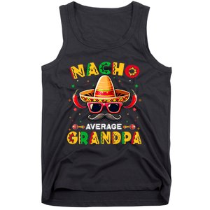 Nacho Average Grandpa Papa Cinco De Mayo Mexican Fiesta Tank Top