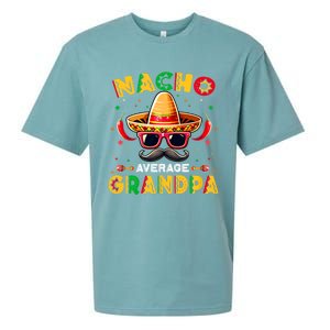 Nacho Average Grandpa Papa Cinco De Mayo Mexican Fiesta Sueded Cloud Jersey T-Shirt