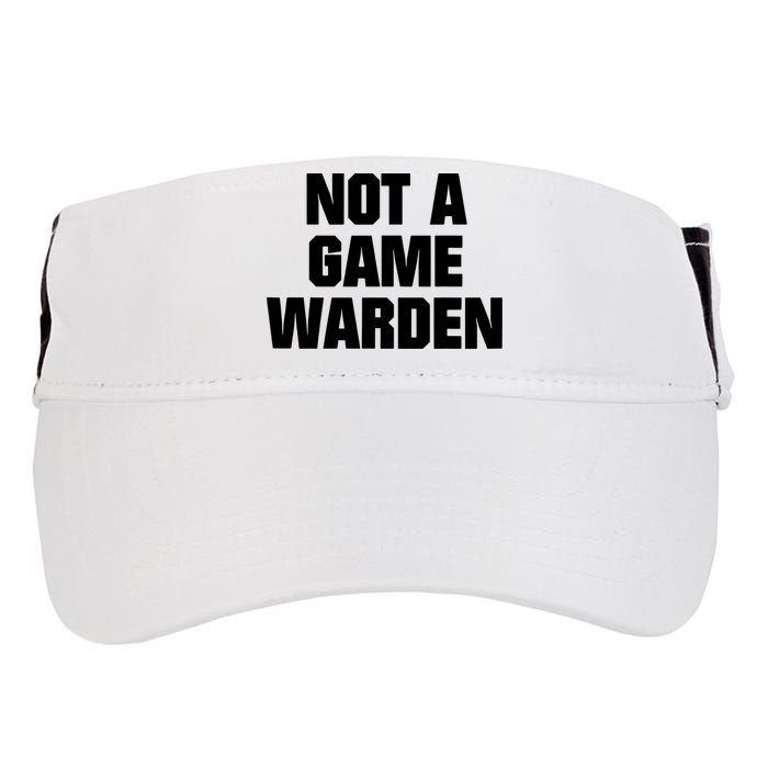 Not A Game Warden Adult Drive Performance Visor