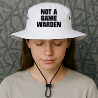 Not A Game Warden Bucket Hat