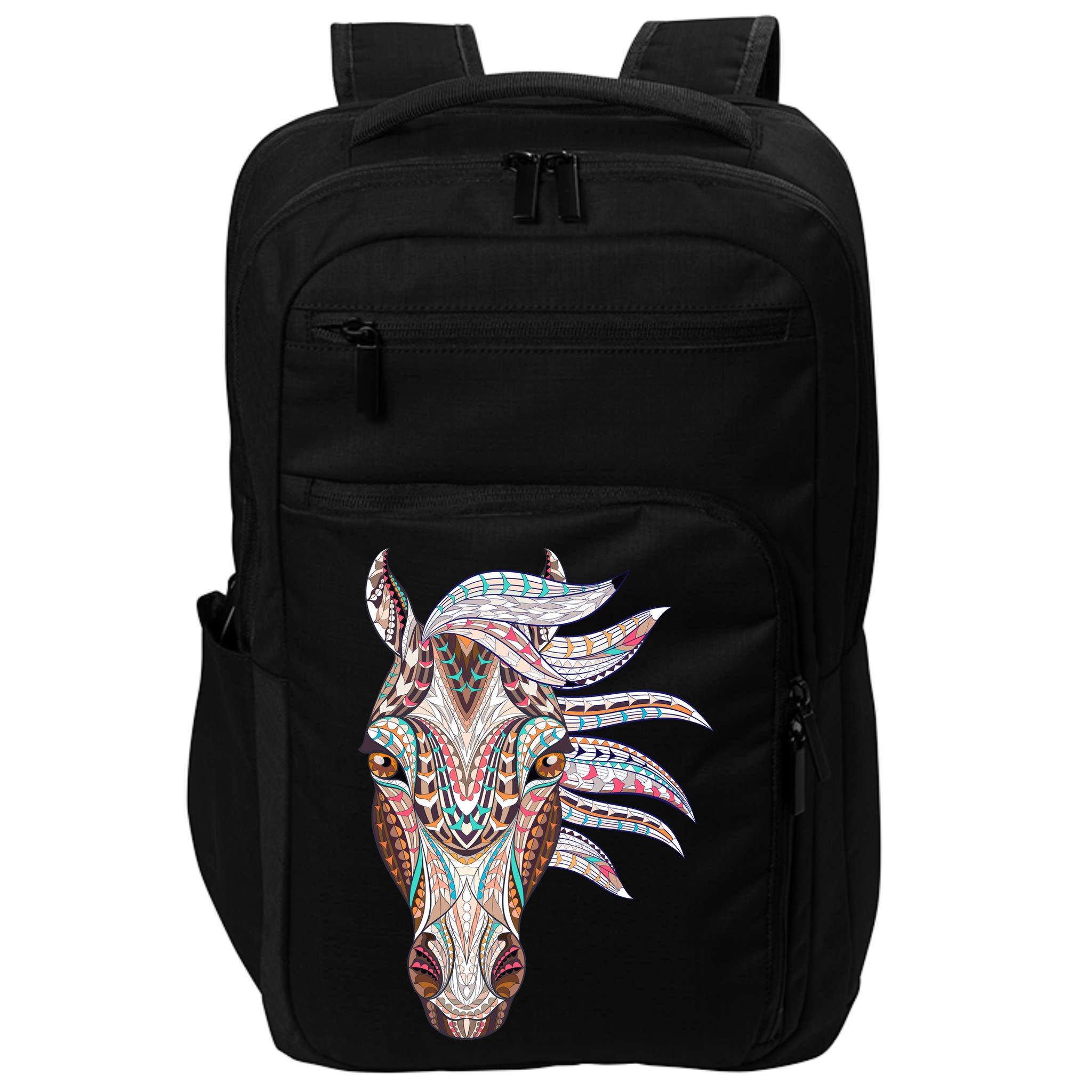 Native American Geometric Horse Impact Tech Backpack
