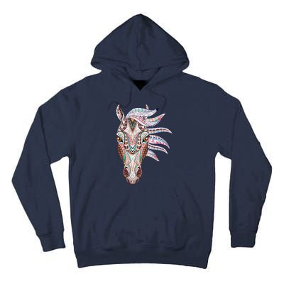 Native American Geometric Horse Tall Hoodie