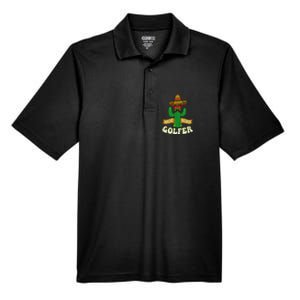 Nacho Average Golfer Golfing Lover Golf Tournament Hobby Men's Origin Performance Pique Polo