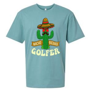 Nacho Average Golfer Golfing Lover Golf Tournament Hobby Sueded Cloud Jersey T-Shirt