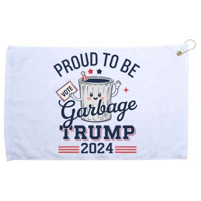 Not A Garbage Proud To Be Garbage Vote Trump Supporters Grommeted Golf Towel