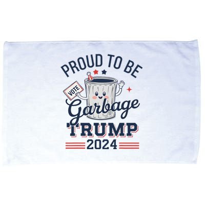 Not A Garbage Proud To Be Garbage Vote Trump Supporters Microfiber Hand Towel