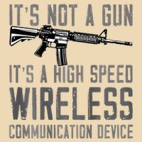 Not A Gun ItS A High Speed Wireless Communication Device Drawstring Bag
