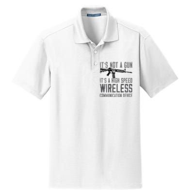 Not A Gun ItS A High Speed Wireless Communication Device Dry Zone Grid Polo