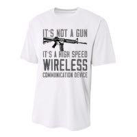 Not A Gun ItS A High Speed Wireless Communication Device Performance Sprint T-Shirt