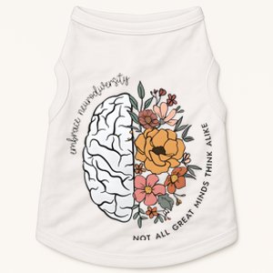 Not All Great Minds Think Alike Tumbler Autism Awareness Doggie Tank