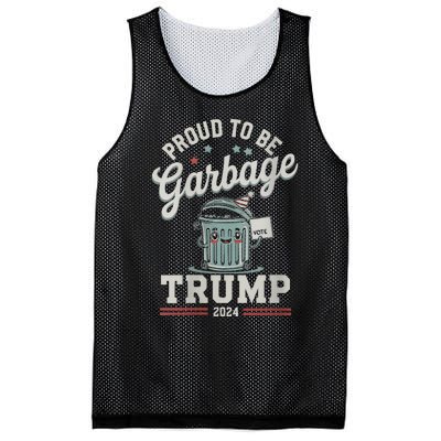 Not A Garbage Proud To Be Garbage Vote Trump Supporters Mesh Reversible Basketball Jersey Tank