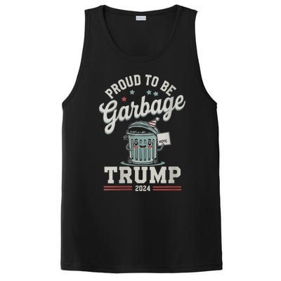 Not A Garbage Proud To Be Garbage Vote Trump Supporters PosiCharge Competitor Tank