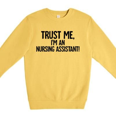 Nursing Assistant Gift Premium Crewneck Sweatshirt