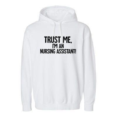 Nursing Assistant Gift Garment-Dyed Fleece Hoodie