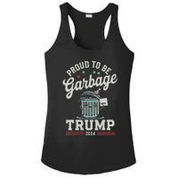 Not A Garbage Proud To Be Garbage Vote Trump Supporters Ladies PosiCharge Competitor Racerback Tank