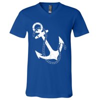 Nautical Anchor Gift V-Neck T-Shirt