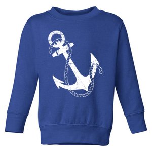 Nautical Anchor Gift Toddler Sweatshirt