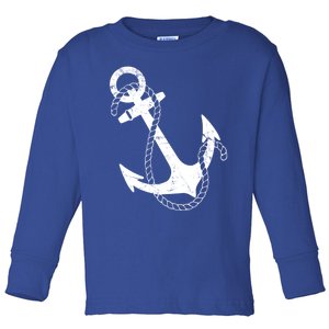 Nautical Anchor Gift Toddler Long Sleeve Shirt