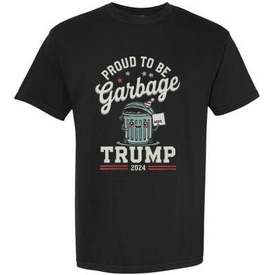 Not A Garbage Proud To Be Garbage Vote Trump Supporters Vneck Garment-Dyed Heavyweight T-Shirt