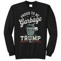 Not A Garbage Proud To Be Garbage Vote Trump Supporters Vneck Sweatshirt