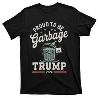 Not A Garbage Proud To Be Garbage Vote Trump Supporters Vneck T-Shirt