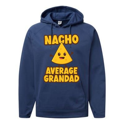 Nacho average Grandad Performance Fleece Hoodie