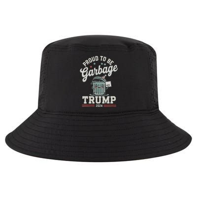 Not A Garbage Proud To Be Garbage Vote Trump Supporters Cool Comfort Performance Bucket Hat