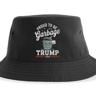 Not A Garbage Proud To Be Garbage Vote Trump Supporters Sustainable Bucket Hat