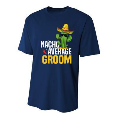Nacho Average Groom Cinco De Mayo Mexican Fiesta Cactus Youth Performance Sprint T-Shirt