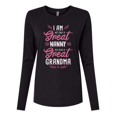 Nanny Aupair Grandma Sitter Great Gift Womens Cotton Relaxed Long Sleeve T-Shirt