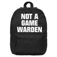 Not A Game Warden 16 in Basic Backpack