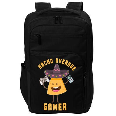 NACHO AVERAGE GAMER FUNNY GAMING MEME Impact Tech Backpack