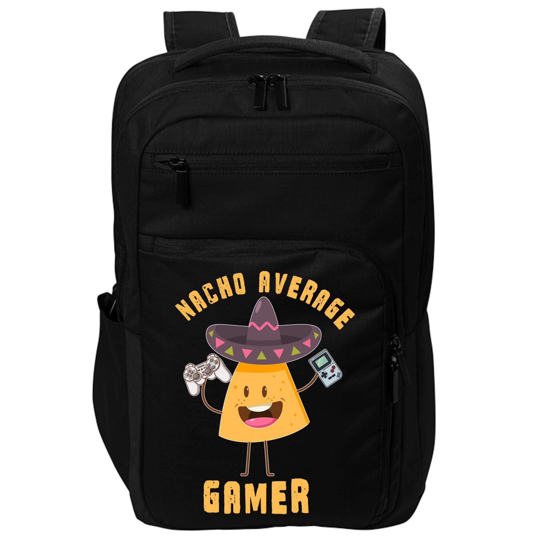 NACHO AVERAGE GAMER FUNNY GAMING MEME Impact Tech Backpack
