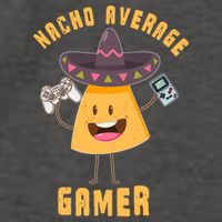 NACHO AVERAGE GAMER FUNNY GAMING MEME Vector Backpack