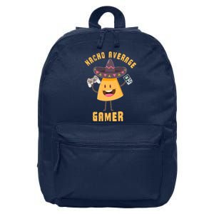 NACHO AVERAGE GAMER FUNNY GAMING MEME 16 in Basic Backpack