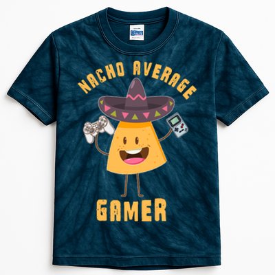 NACHO AVERAGE GAMER FUNNY GAMING MEME Kids Tie-Dye T-Shirt