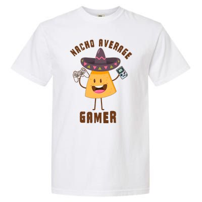 NACHO AVERAGE GAMER FUNNY GAMING MEME Garment-Dyed Heavyweight T-Shirt