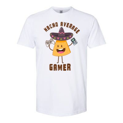 NACHO AVERAGE GAMER FUNNY GAMING MEME Softstyle CVC T-Shirt