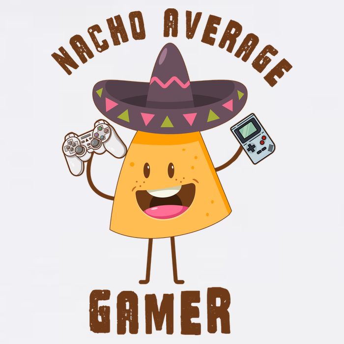 NACHO AVERAGE GAMER FUNNY GAMING MEME Performance Shirt