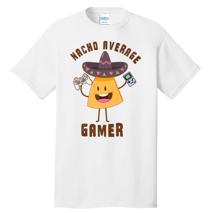 NACHO AVERAGE GAMER FUNNY GAMING MEME Tall T-Shirt