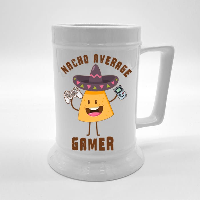 NACHO AVERAGE GAMER FUNNY GAMING MEME Beer Stein