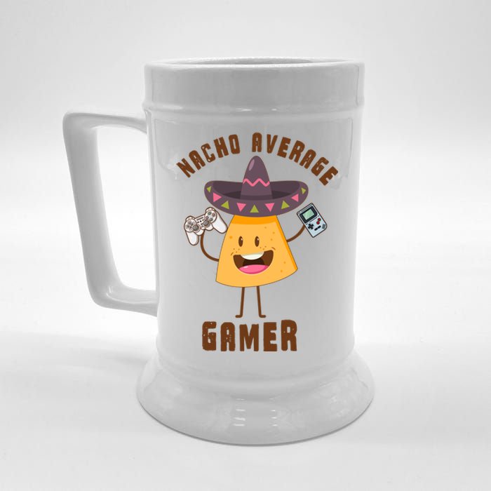 NACHO AVERAGE GAMER FUNNY GAMING MEME Beer Stein